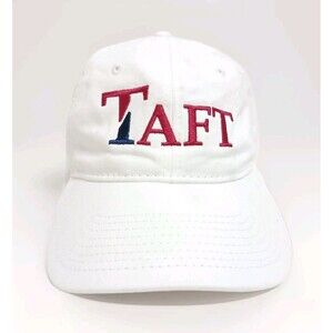 The Game Taft Rhinos White Strapback Hat College University Sports Cap Vintage